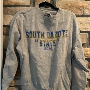 Gray South Dakota State Jacks Men's Sweater